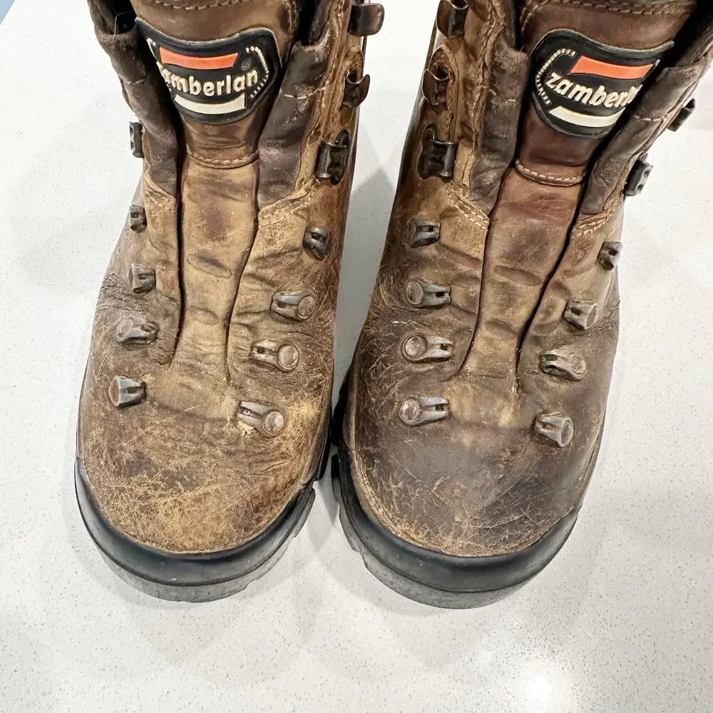Zamberlan Vioz GTX Leather Hiking Boots Womens 7.5 Men 6.5 EU 40 Gore-Tex Vibram